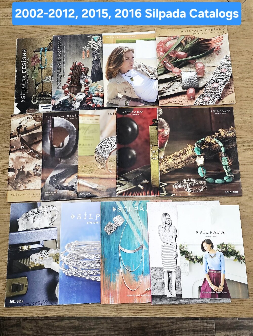 Silpada Jewelry Catalogs 2002-2012, 2015, 2016 [Plus 2014 Free Holiday Guide]